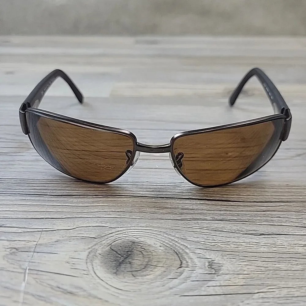 Ray Ban RB3189 012/3H Sunglasses Leather II 58-16 FRAMES‎ ONLY Italy Glasses